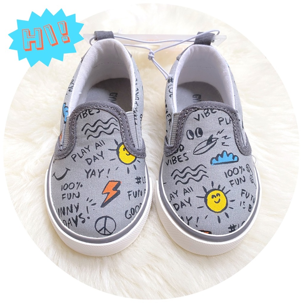 NEW Gymboree Cute Slip-On Toddler Shoes Size 6